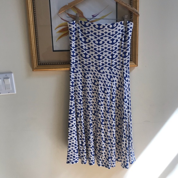 Ann Taylor blue strapless dress size small - Picture 5 of 6
